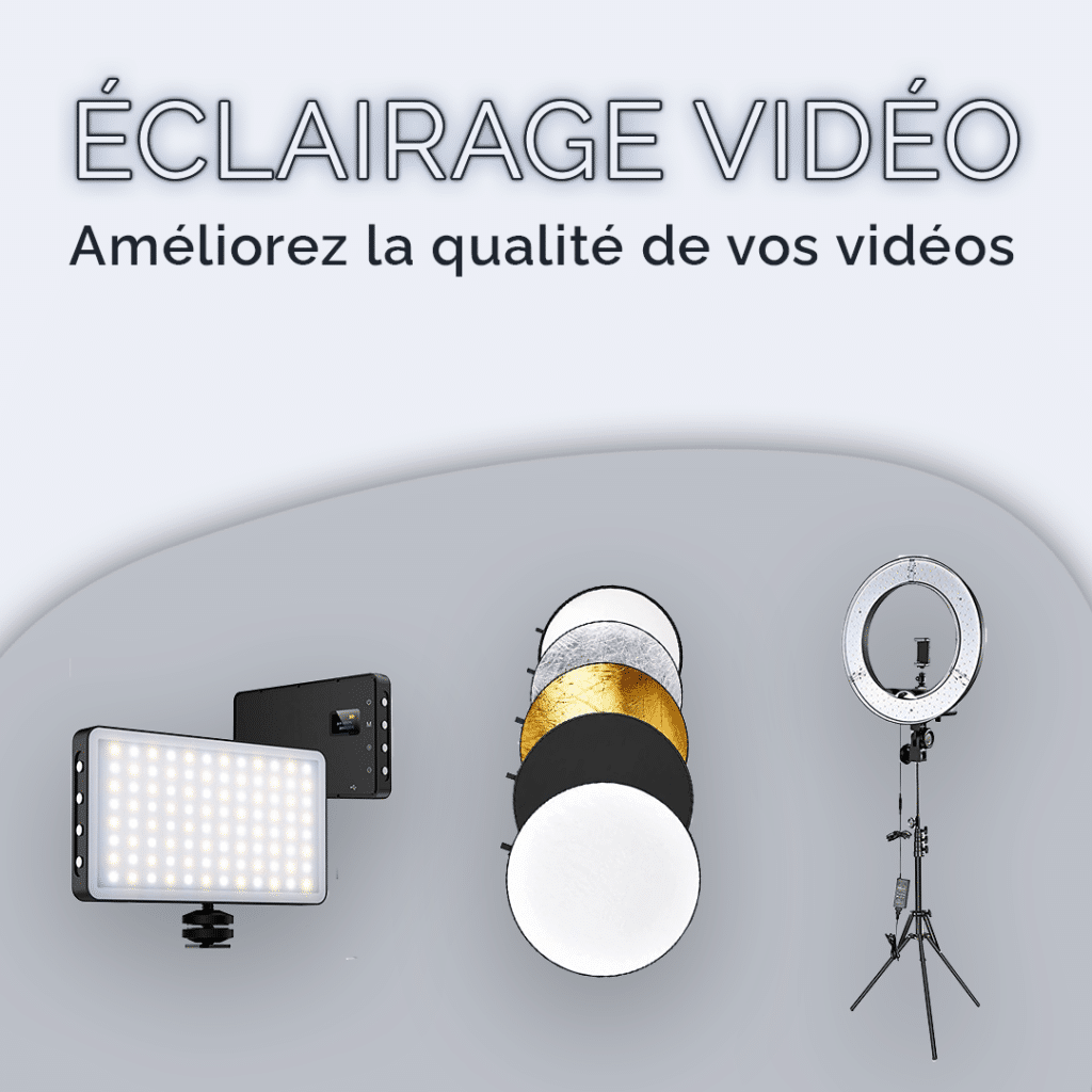 Éclairage vidéo pour améliorer la qualité de vos vidéos