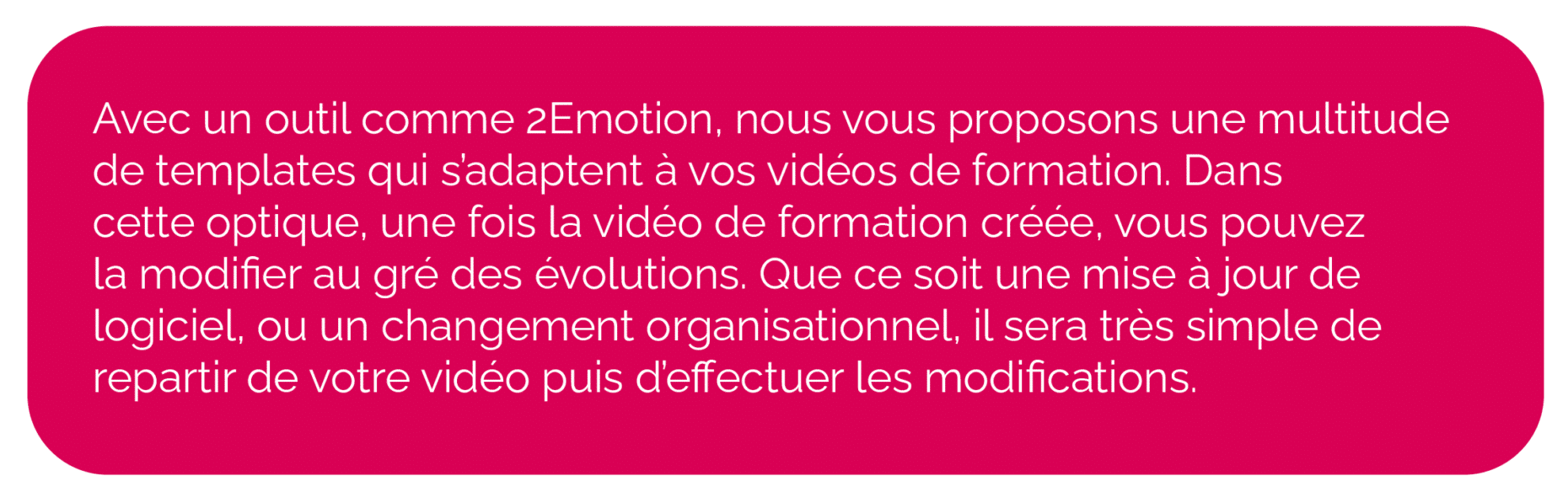 Formation vidéo 2Emotion