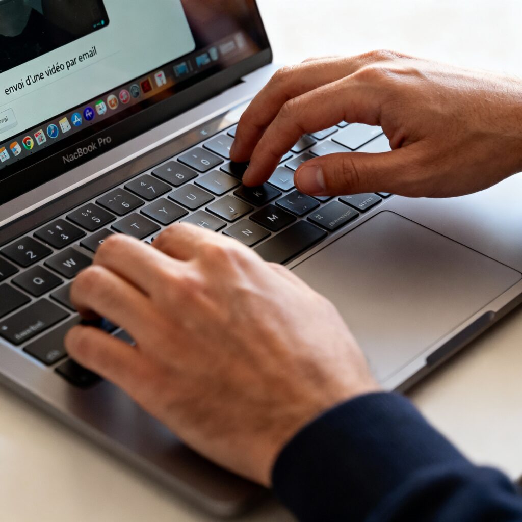 Envoyer vidéo par mail