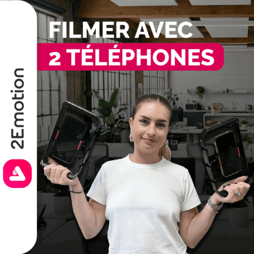 Filmer avec 2 t&eacute;l&eacute;phones