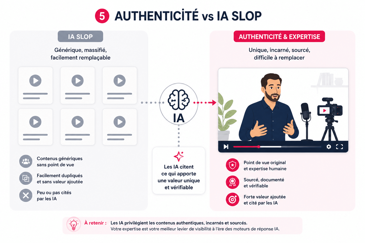 authenticité vidéo pour être référencé