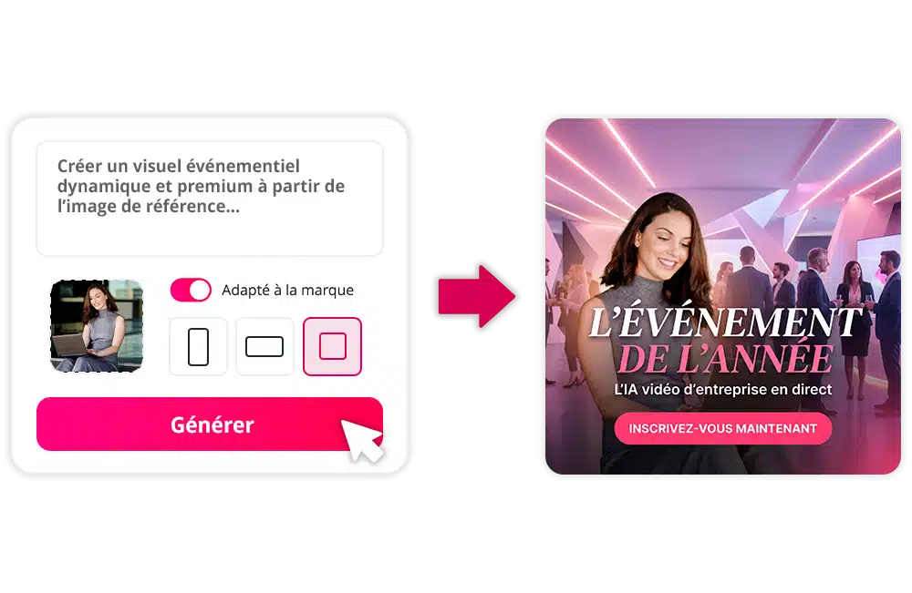 Générer des visuels de marque