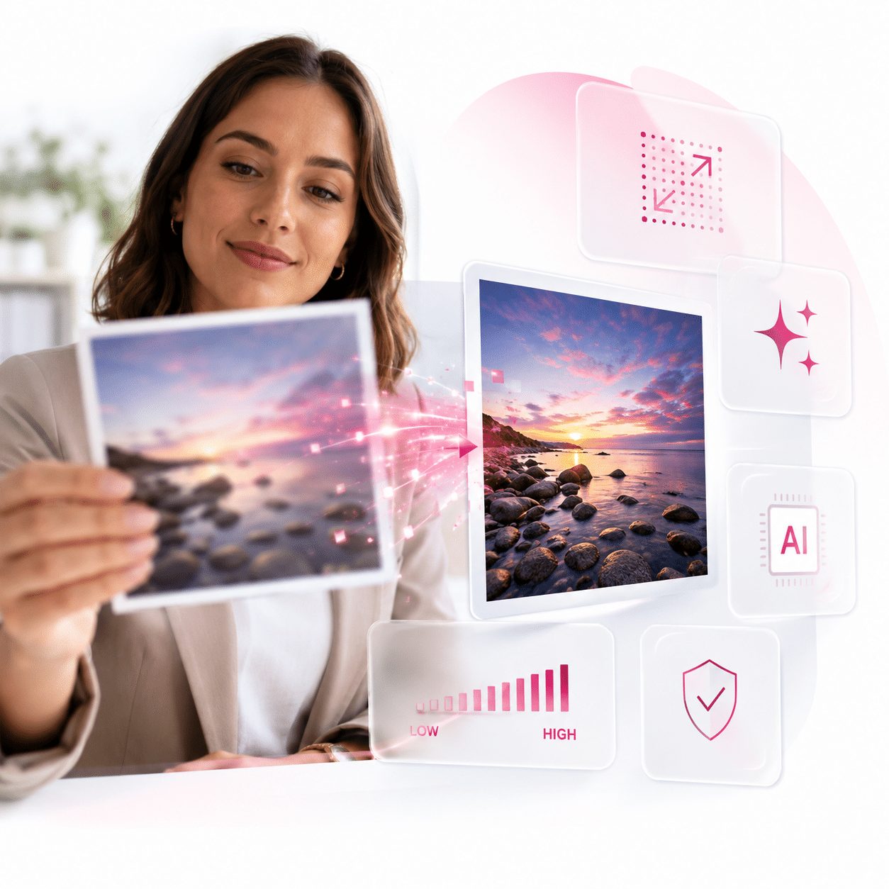 Améliorer la résolution d'une image avec l'IA 2Emotion